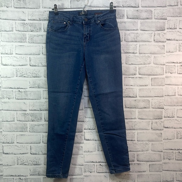 Earl Jeans Skinny Laced Ankle Jeans 6 - Picture 1 of 8